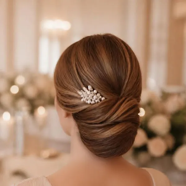 Simple formal updo hairstyle 27