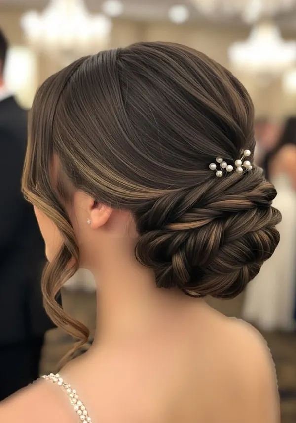 Simple formal updo hairstyle 29