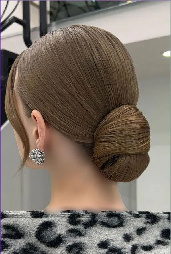 Simple formal updo hairstyle 3