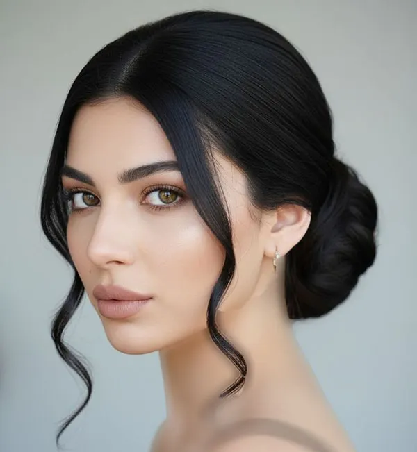 Simple formal updo hairstyle 7