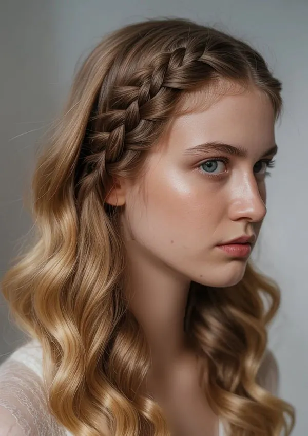 32 مدل بافت موی ساده و جدید برای استایل روزمره! 4 Simple hairstyle 1