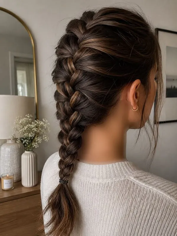 32 مدل بافت موی ساده و جدید برای استایل روزمره! 28 Simple hairstyle 26