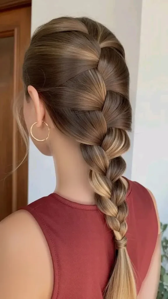 32 مدل بافت موی ساده و جدید برای استایل روزمره! 5 Simple hairstyle 27