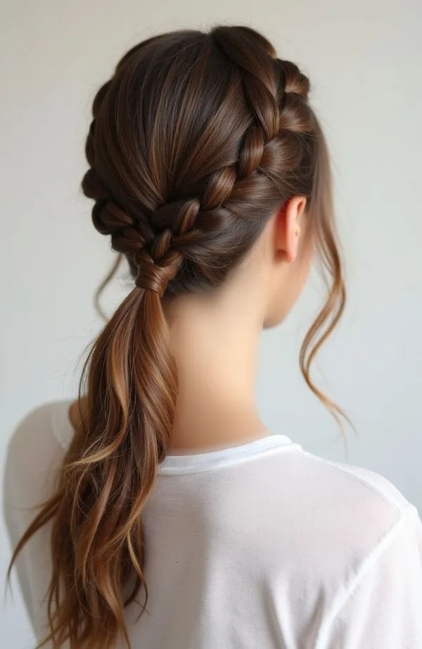 32 مدل بافت موی ساده و جدید برای استایل روزمره! 11 Simple hairstyle 4