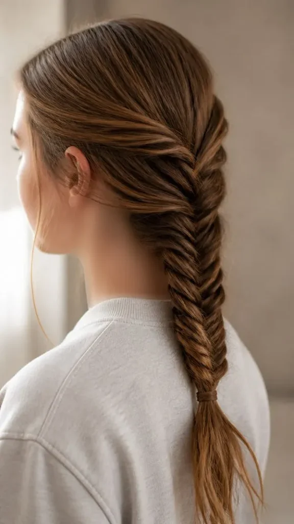 32 مدل بافت موی ساده و جدید برای استایل روزمره! 14 Simple hairstyle 7