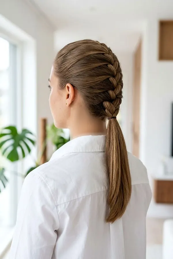 32 مدل بافت موی ساده و جدید برای استایل روزمره! 16 Simple hairstyle 9