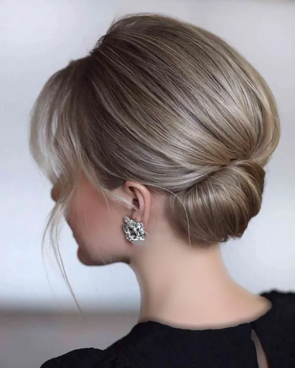 Simple updo for short hair 1