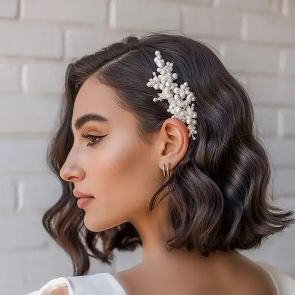 Simple updo for short hair 2