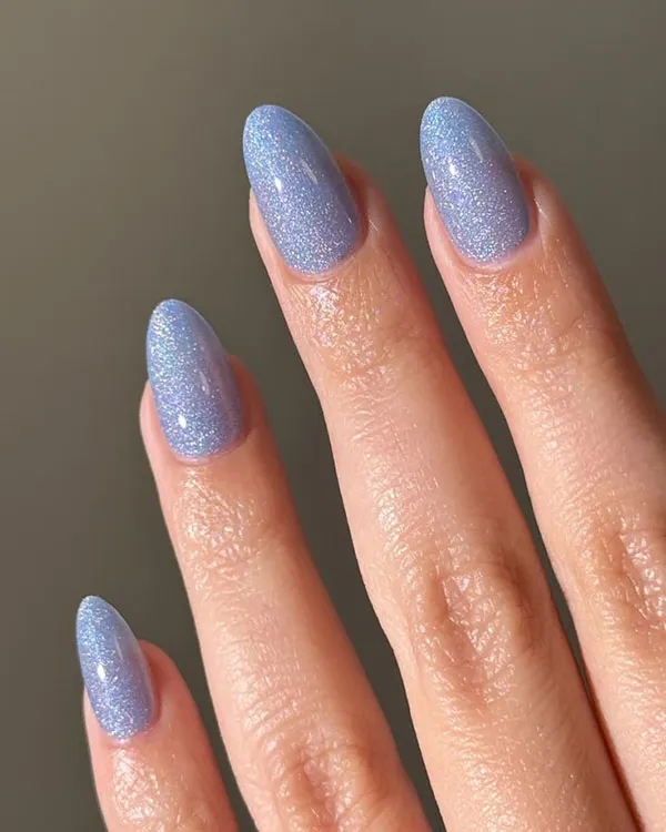 Sky blue nail polish 28