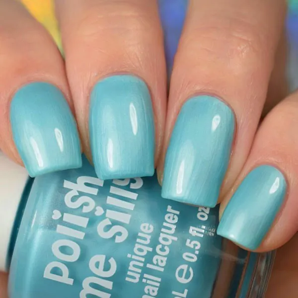 Sky blue nail polish 8