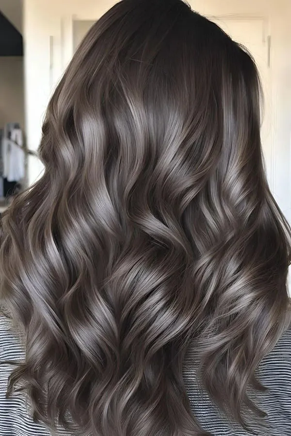 Smoky brown hair color 11