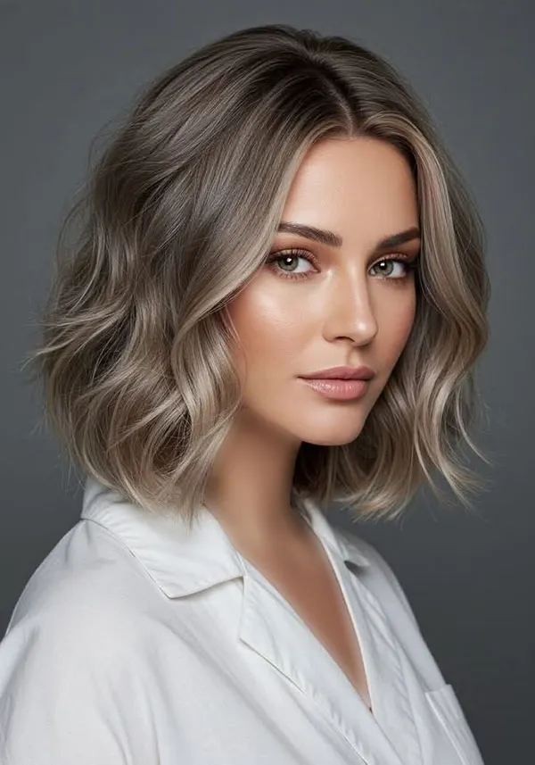 Smoky brown hair color 17