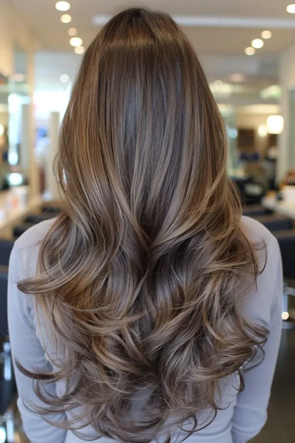 Smoky brown hair color 2