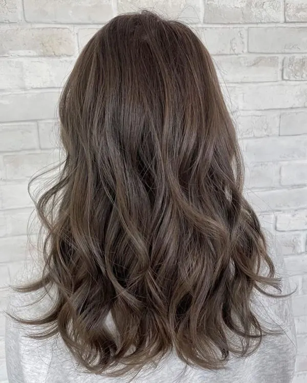 Smoky brown hair color 27