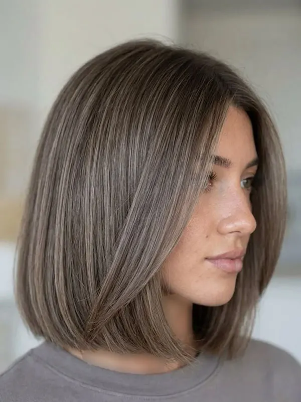 Smoky brown hair color 29