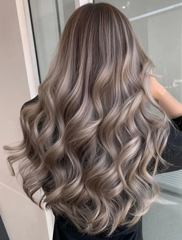 Smoky brown hair color 31