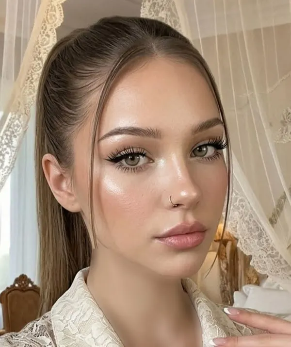 Soft girly makeup 18