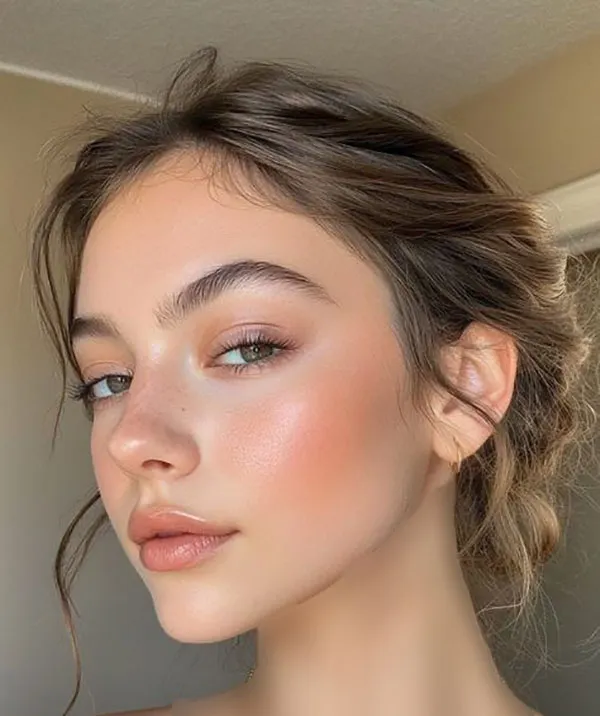 Soft girly makeup 27