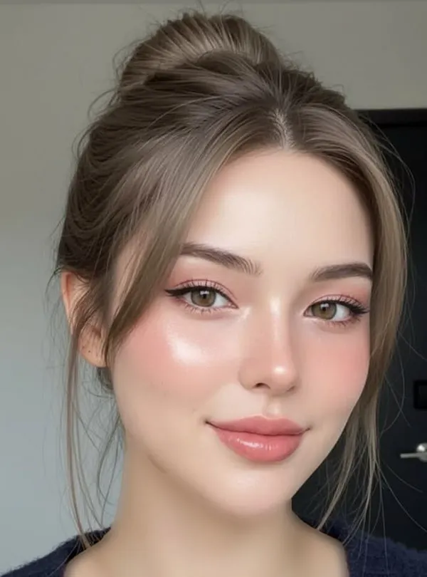 Soft girly makeup 28