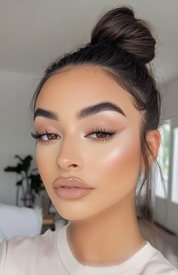 آرایش ملایم دخترانه برای مهمانی؛ 31 ایده نچرال و دوستداشتنی! 4 Soft girly makeup for a party 1