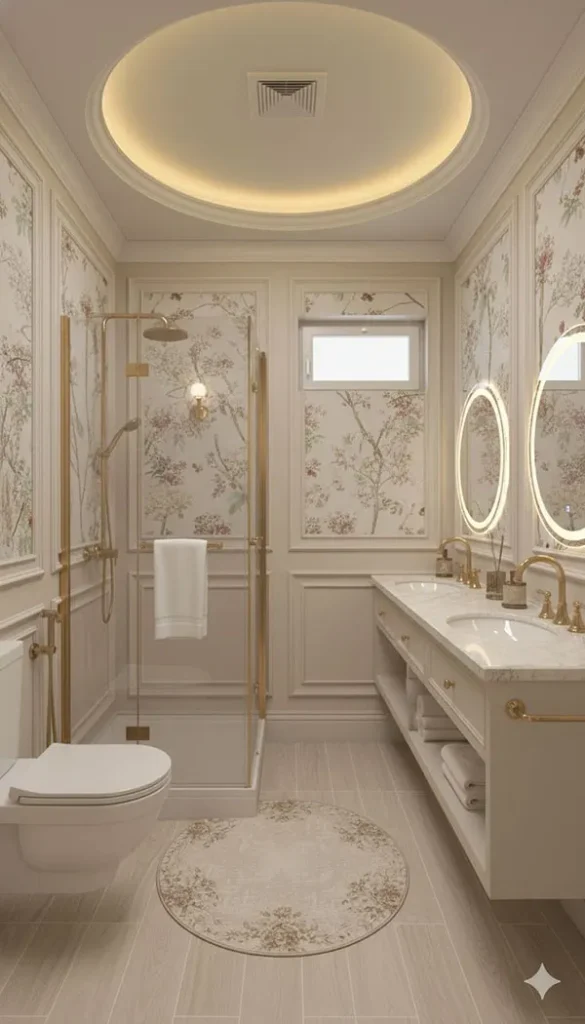 30 ایده دیزاین سرویس بهداشتی شیک که خانهات را لوکستر نشان میدهد! 13 Stylish bathroom design 11