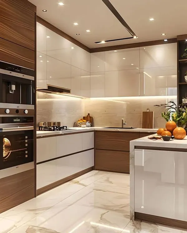 32 طرح کابینت آشپزخانه شیک؛ چیزی که هیچکس قبل از نصب به شما نمیگوید! 22 Stylish kitchen cabinet design 18