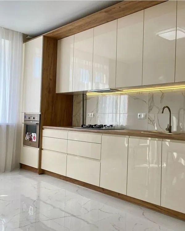 32 طرح کابینت آشپزخانه شیک؛ چیزی که هیچکس قبل از نصب به شما نمیگوید! 20 Stylish kitchen cabinet design 19