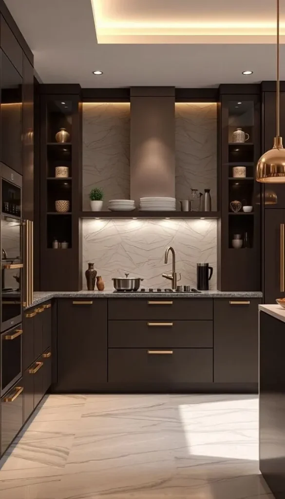 32 طرح کابینت آشپزخانه شیک؛ چیزی که هیچکس قبل از نصب به شما نمیگوید! 5 Stylish kitchen cabinet design 2