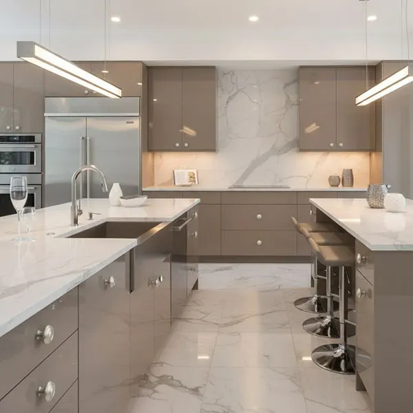 32 طرح کابینت آشپزخانه شیک؛ چیزی که هیچکس قبل از نصب به شما نمیگوید! 6 Stylish kitchen cabinet design 3