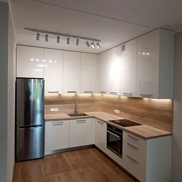 32 طرح کابینت آشپزخانه شیک؛ چیزی که هیچکس قبل از نصب به شما نمیگوید! 10 Stylish kitchen cabinet design 7