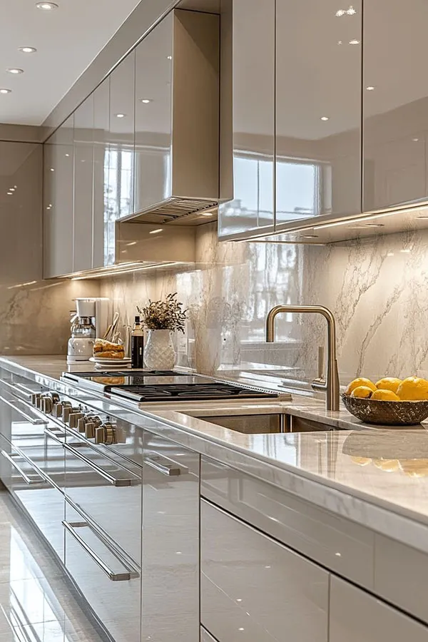 32 طرح کابینت آشپزخانه شیک؛ چیزی که هیچکس قبل از نصب به شما نمیگوید! 11 Stylish kitchen cabinet design 8