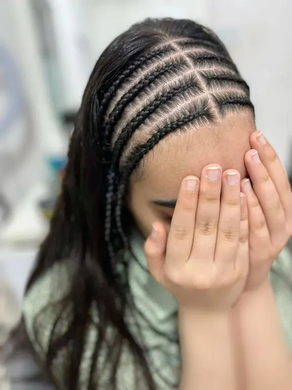 The latest girls Tali braid style 30