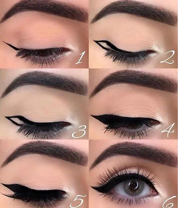 اموزش خط چشم ساده: 5 تکنیک کاربردی برای شروع! 17 Tutorial Simple EyeLine 13