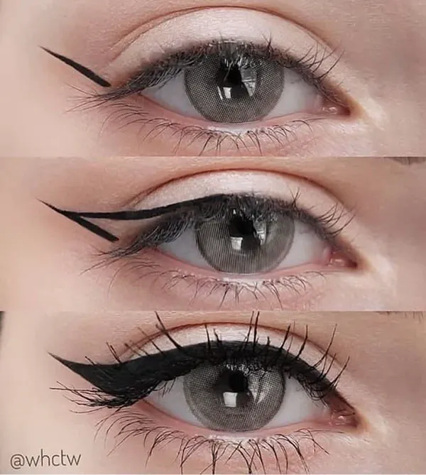اموزش خط چشم ساده: 5 تکنیک کاربردی برای شروع! 18 Tutorial Simple EyeLine 14