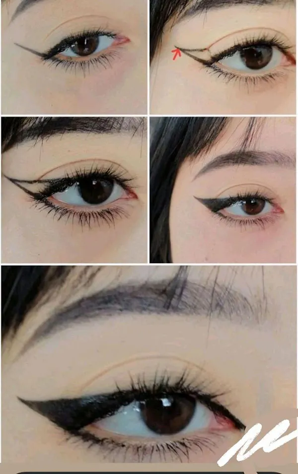 اموزش خط چشم ساده: 5 تکنیک کاربردی برای شروع! 21 Tutorial Simple EyeLine 18