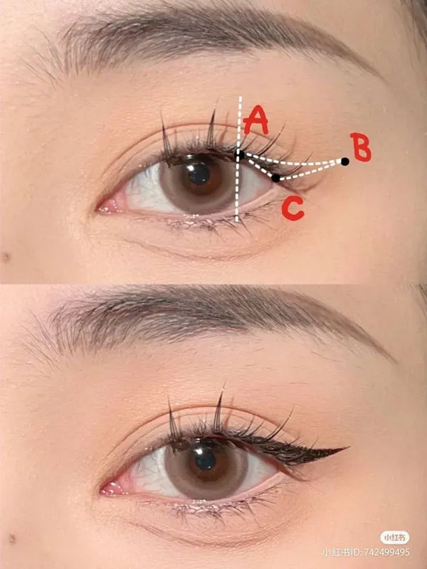 اموزش خط چشم ساده: 5 تکنیک کاربردی برای شروع! 27 Tutorial Simple EyeLine 27
