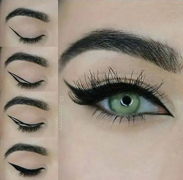 اموزش خط چشم ساده: 5 تکنیک کاربردی برای شروع! 32 Tutorial Simple EyeLine 28