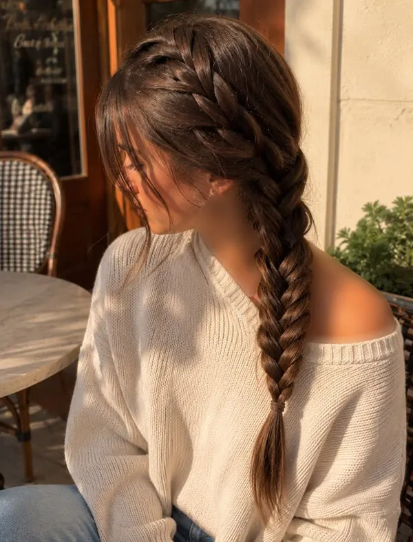 Types of French braids 1