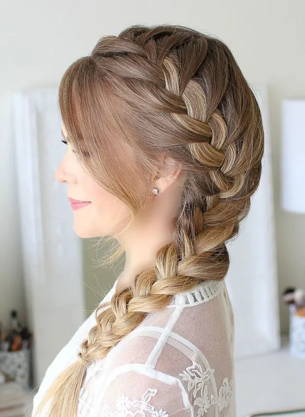 Types of French braids 13