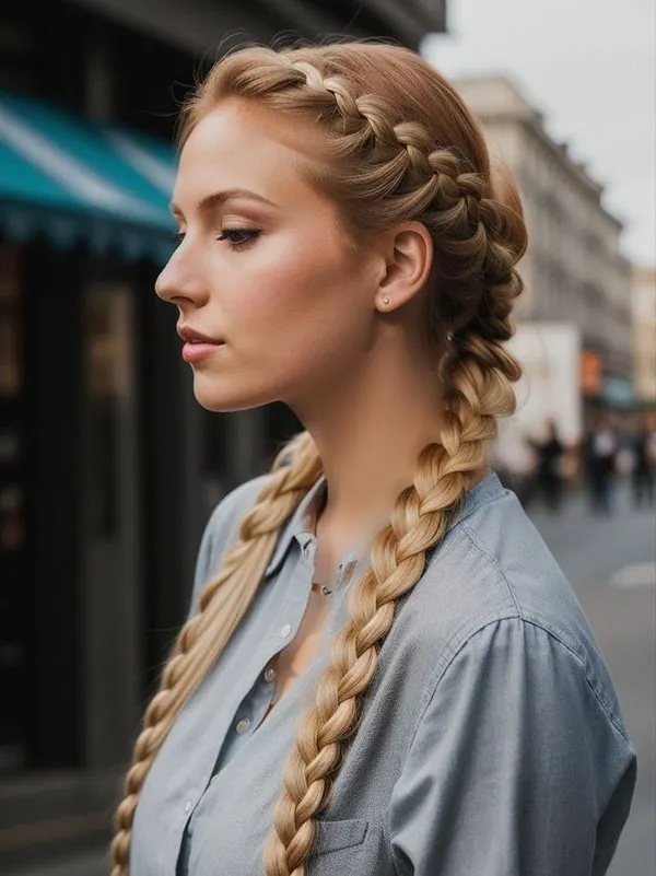 Types of French braids 20