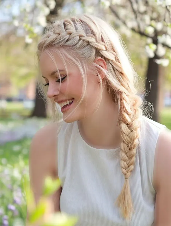 Types of French braids 22