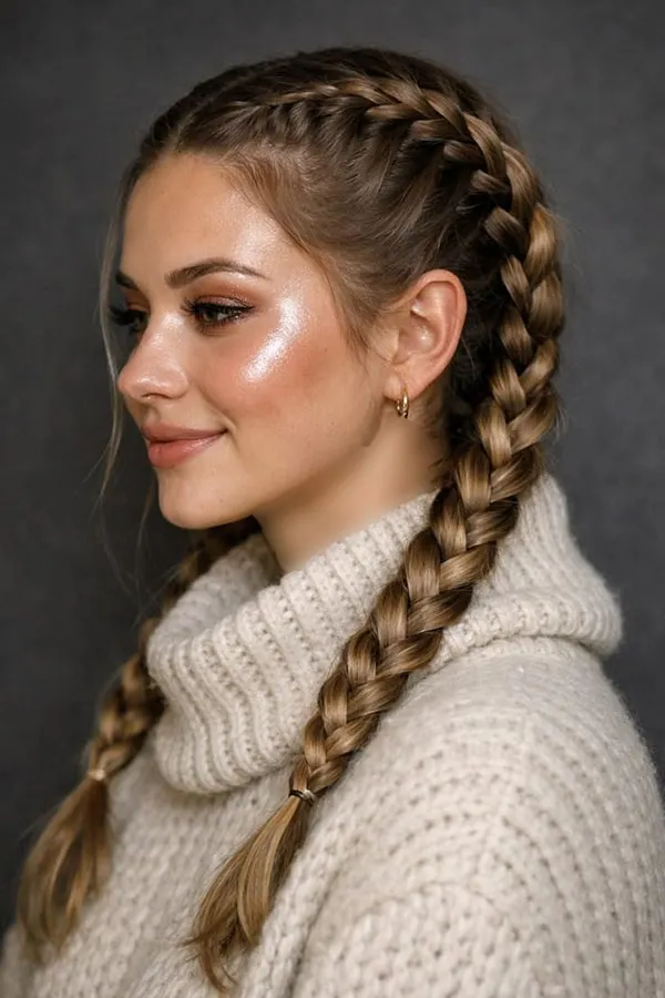 Types of French braids 28