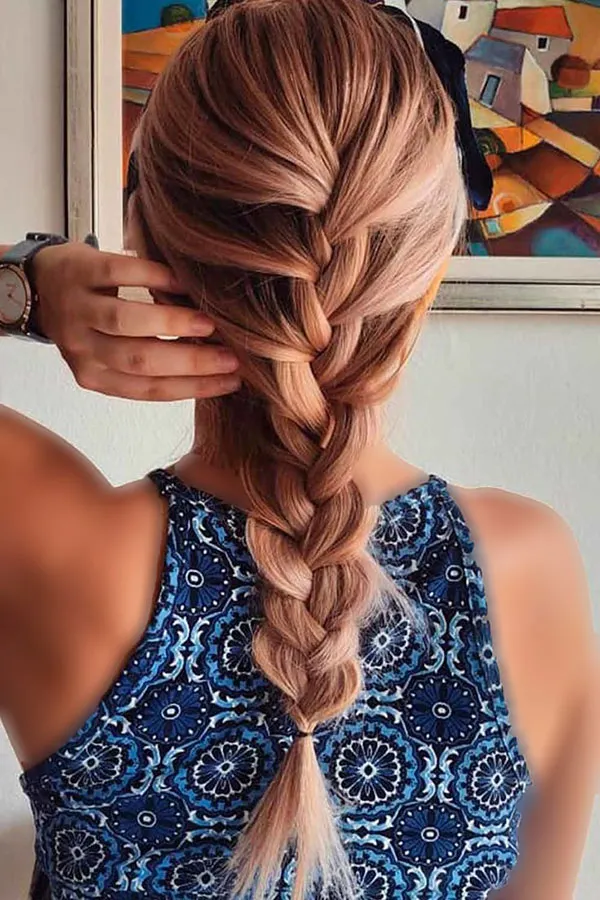 Types of French braids 3