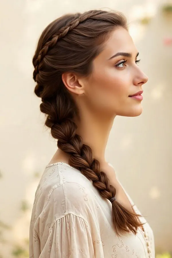 Types of formal hairstyles featuring braids 13