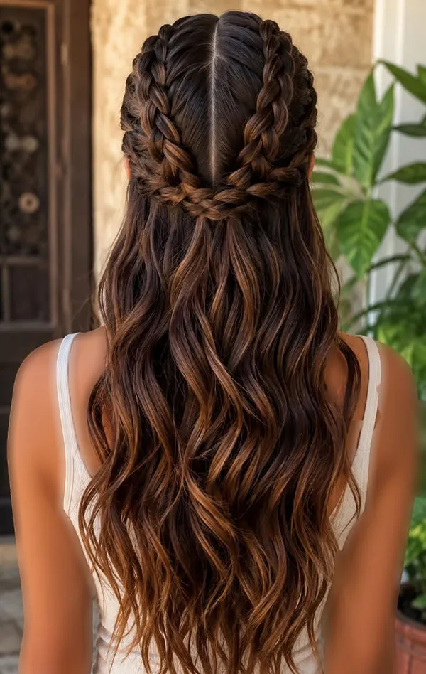 Types of formal hairstyles featuring braids 15