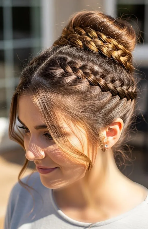 Types of formal hairstyles featuring braids 22