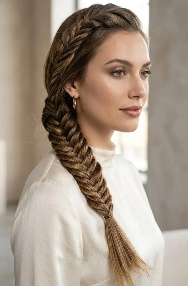 Types of formal hairstyles featuring braids 23
