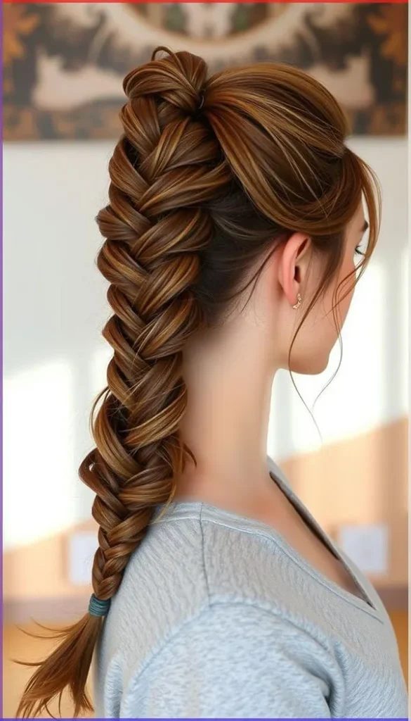 Types of formal hairstyles featuring braids 24