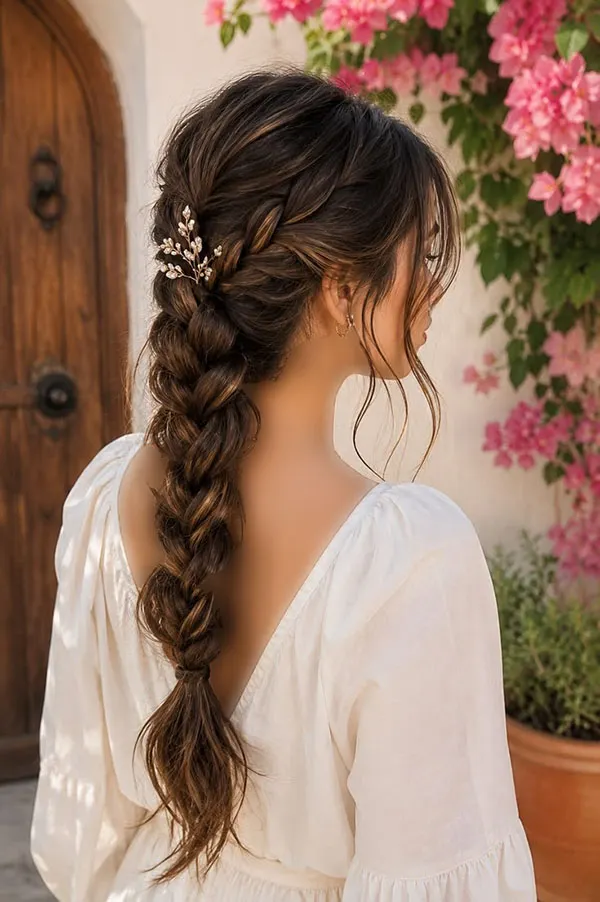 Types of formal hairstyles featuring braids 27