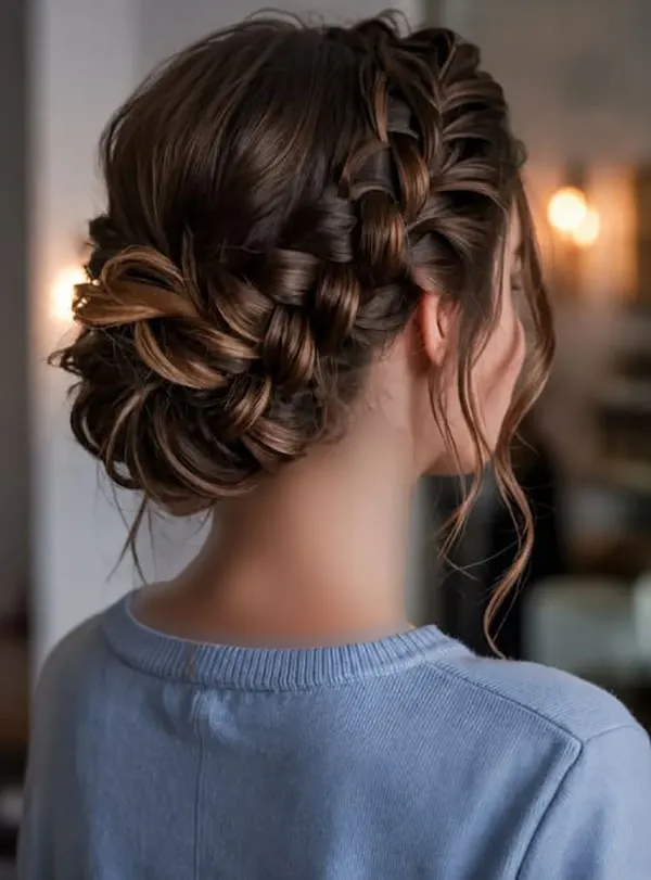 Types of formal hairstyles featuring braids 28